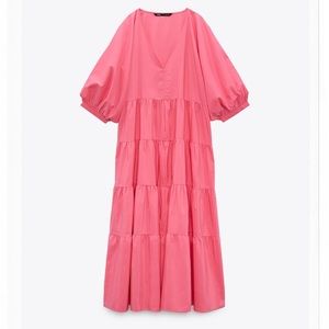 Zara poplin dress